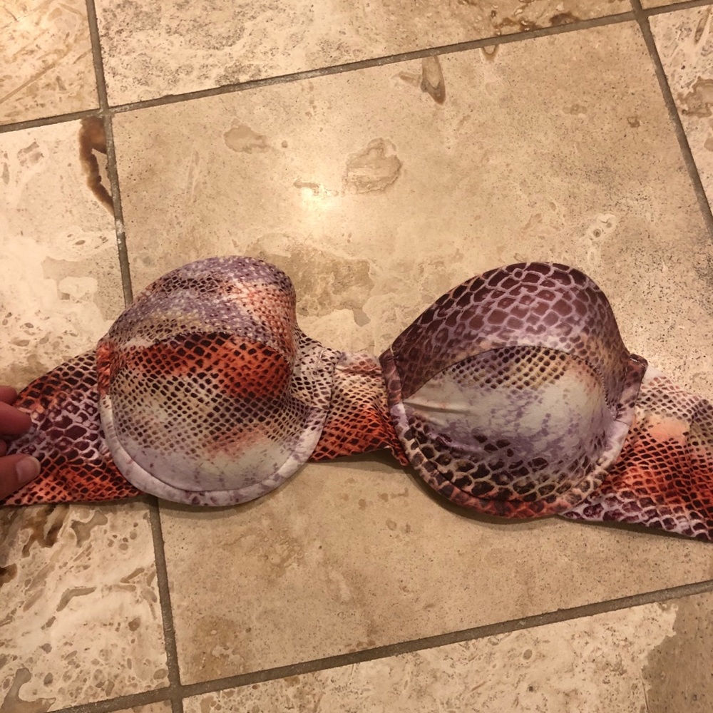 L*space Bandeau Bikini Top Snakeprint - Picture 4 of 4